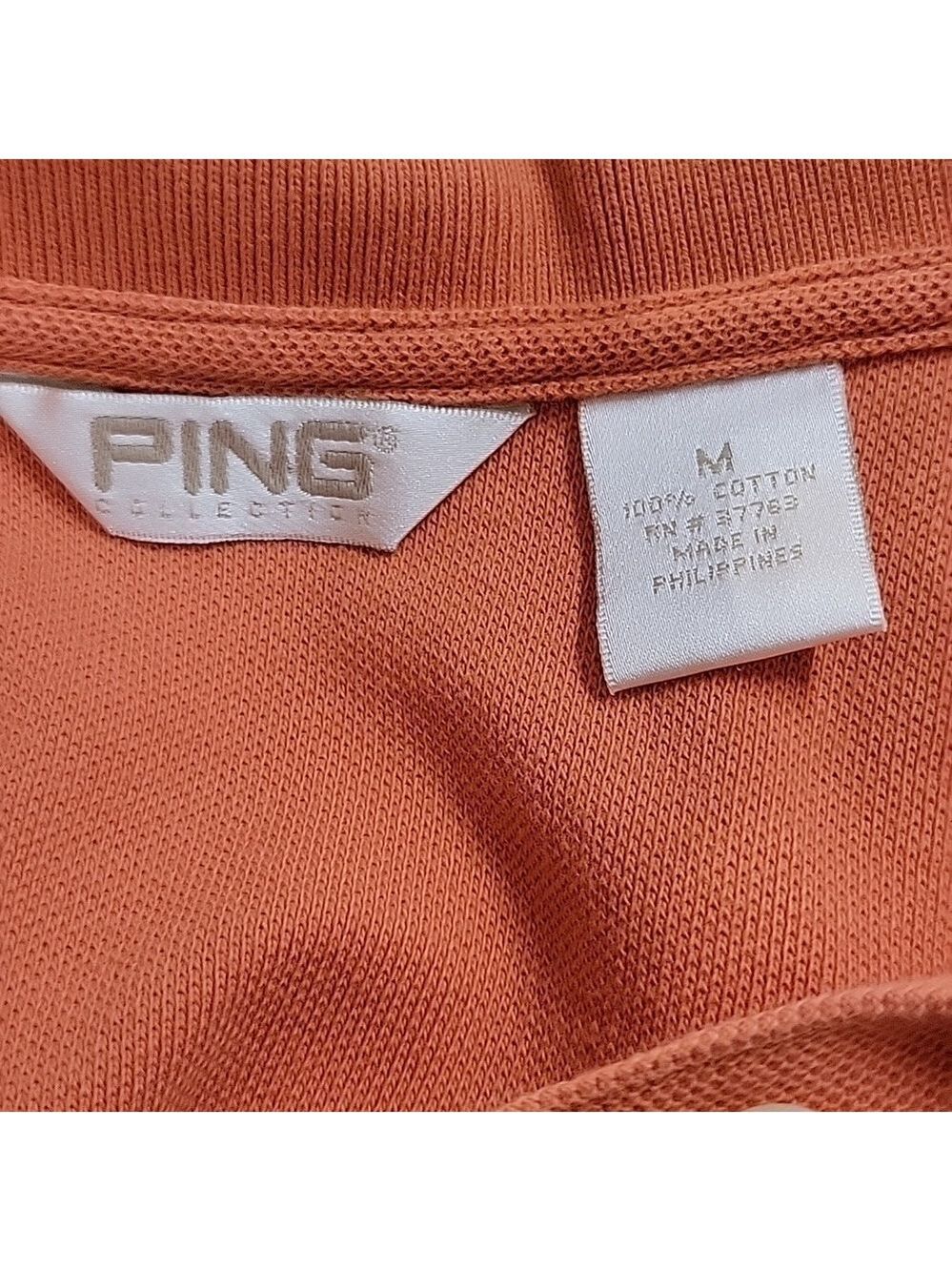 Ping Collection, Youth Golf Polo, Orange, Size Medium - Picture 3 of 6